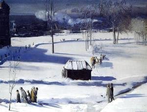 George Wesley Bellows - Blue Snow  The Battery
