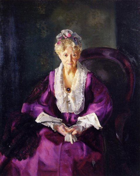 Mrs  T  In Wine Silk