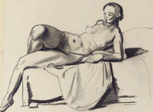 Nude Study, Classic on a Couch